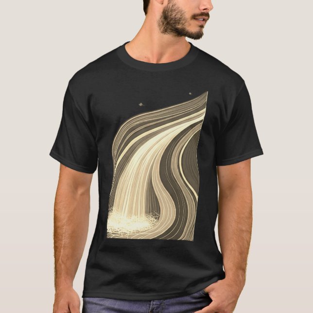 Camiseta El flujo de la naturaleza (Anverso)