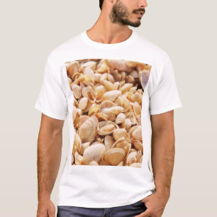 Camiseta El fondo texturizado de verano en Sea Beach Shell