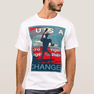 Camiseta El fortalecimiento patriótico del cambio de EEUU, 