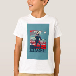 Camiseta El fortalecimiento patriótico del cambio de EEUU, 