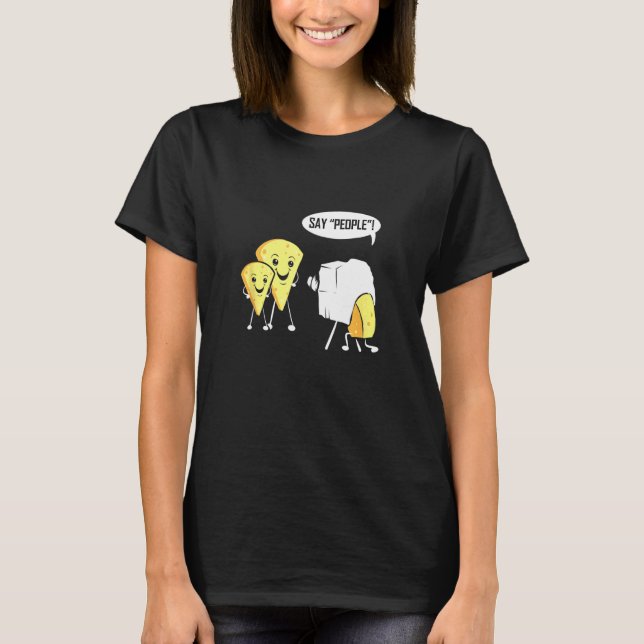 Camiseta El fotógrafo Cheese De Fotografía Dice Gente (Anverso)