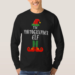 Camiseta El fotógrafo Elf Family Mating Group Christm