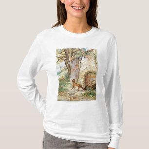 Camiseta El Fox y las uvas, ilustracion para