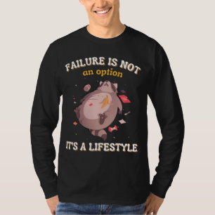 Camiseta El fracaso no es una opción, es una rata divertida
