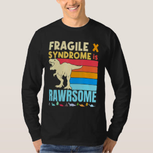 Camiseta El Frágile X De Dinosaurio Es Sorprendente Síndrom
