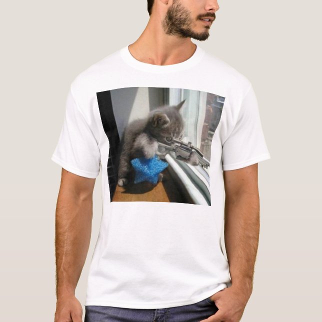 Camiseta El francotirador del gato (Anverso)