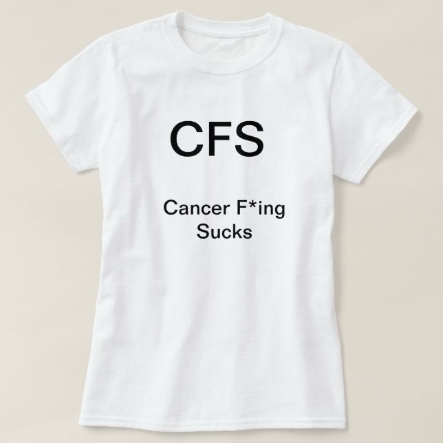 Camiseta El Freaking del cáncer chupa (Diseño del anverso)