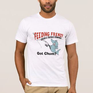 Camiseta ¿El frenesí de alimentación de los hombres