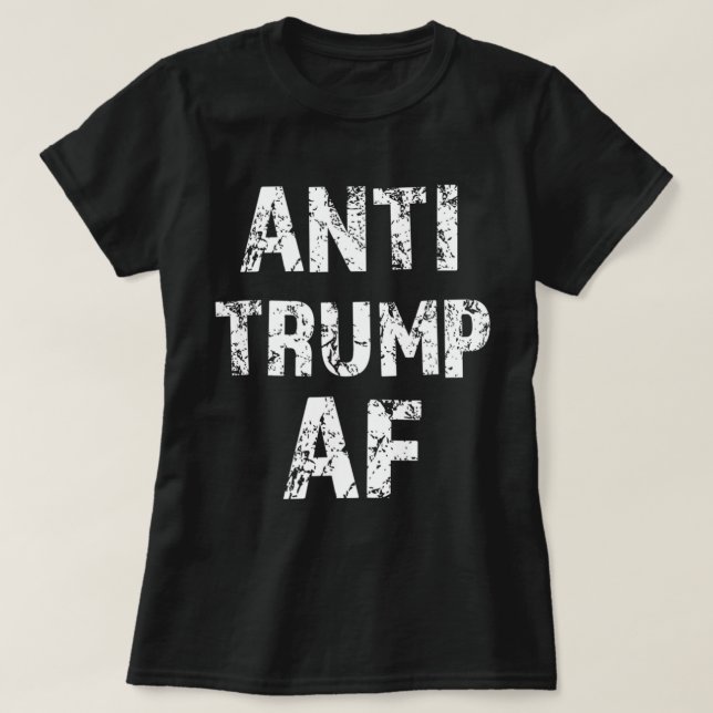 Camiseta El Frente anti Trump lo destituyó presidente. png (Diseño del anverso)