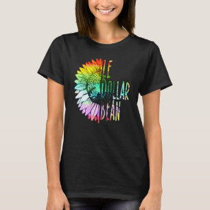 Camiseta El Frijol Dólar Decoración Arcoíris Girasol Lesbia