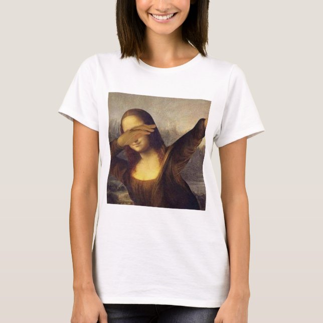 Camiseta El frotar de Mona Lisa (Anverso)