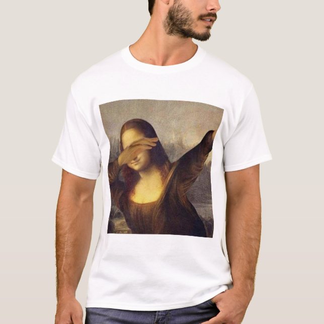 Camiseta El frotar de Mona Lisa (Anverso)