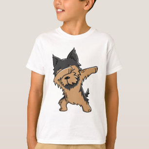 Camiseta El frotar de Yorkshire Terrier