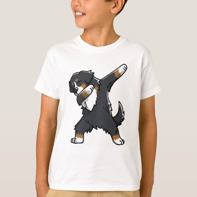 Camiseta El frotar del perro de montaña de Bernese (Anverso)