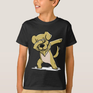 Camiseta El frotar divertido del golden retriever