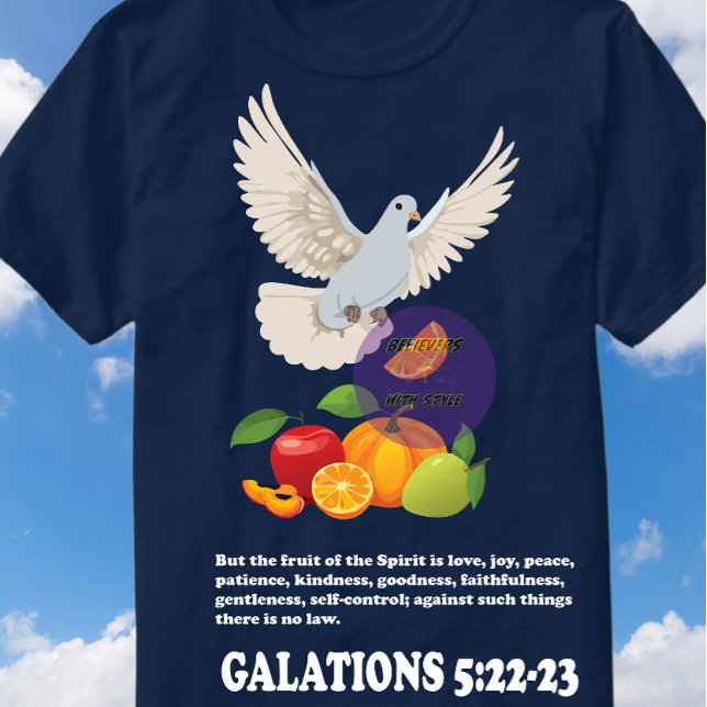 Camiseta El fruto de la escritura espiritual - Biblia (Subido por el creador)