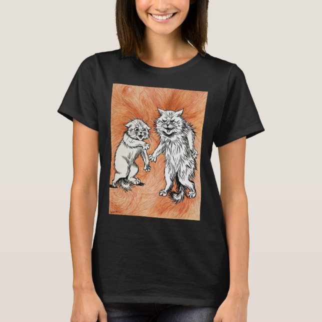 Camiseta El fuego de la mente, Louis Wain (Anverso)