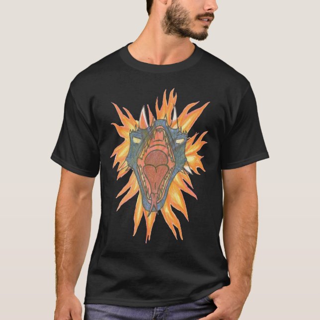 Camiseta El fuego del dragón (Anverso)