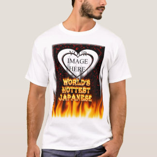 Camiseta El fuego del mundo y el marbl japoneses más