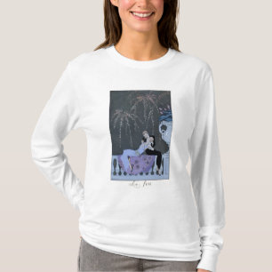 Camiseta El fuego, ilustracion para los "Fetes Galantes"