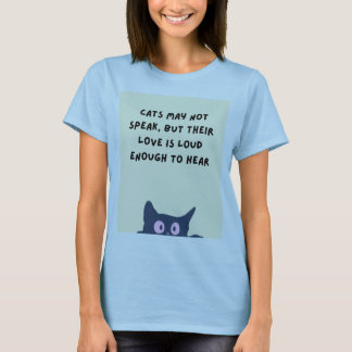 Camiseta El fuerte amor por los gatos