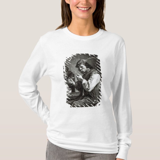 Camiseta El fumador flamenco (Anverso)