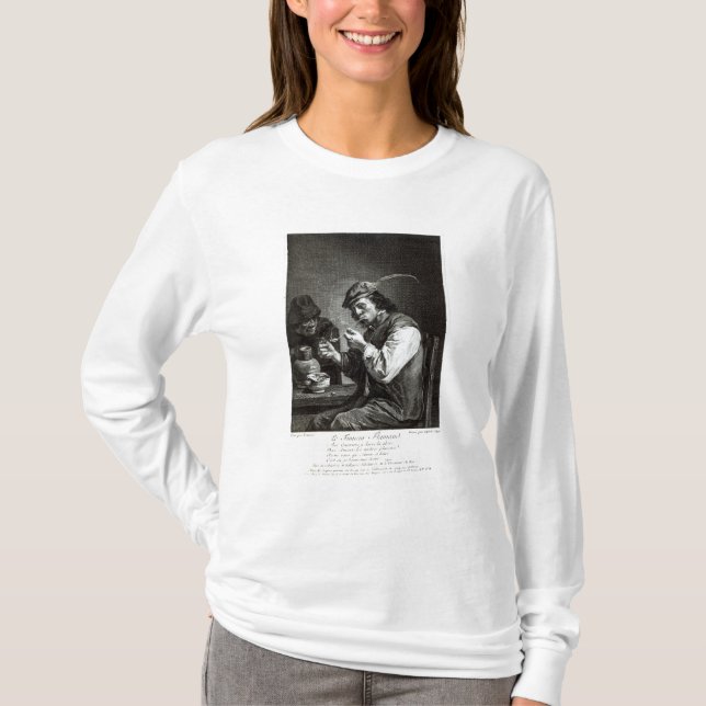 Camiseta El fumador flamenco (Anverso)