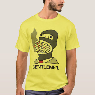 Camiseta el fumar del espía de los caballeros
