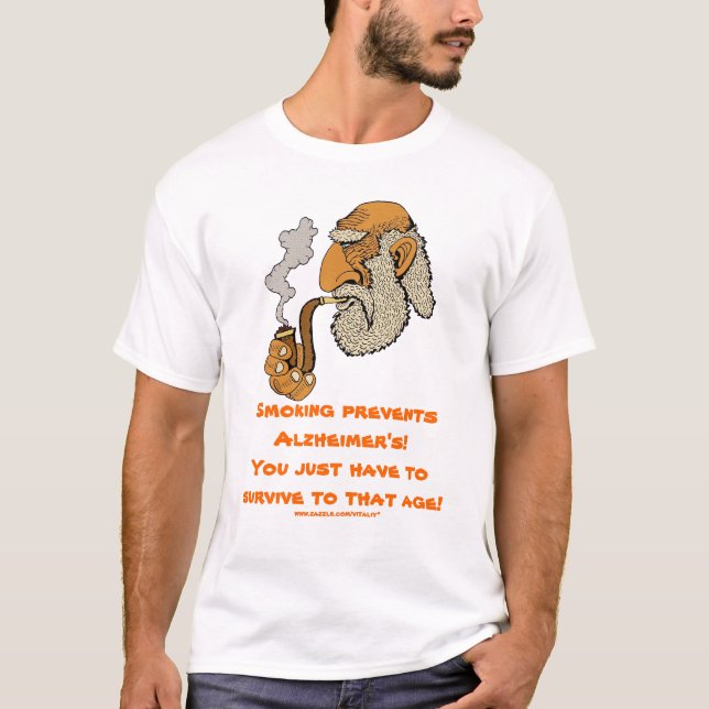 Camiseta El fumar previene el diseño divertido de la (Anverso)