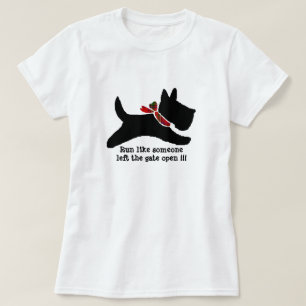 Camiseta ¡El funcionamiento como alguien salió de la puer