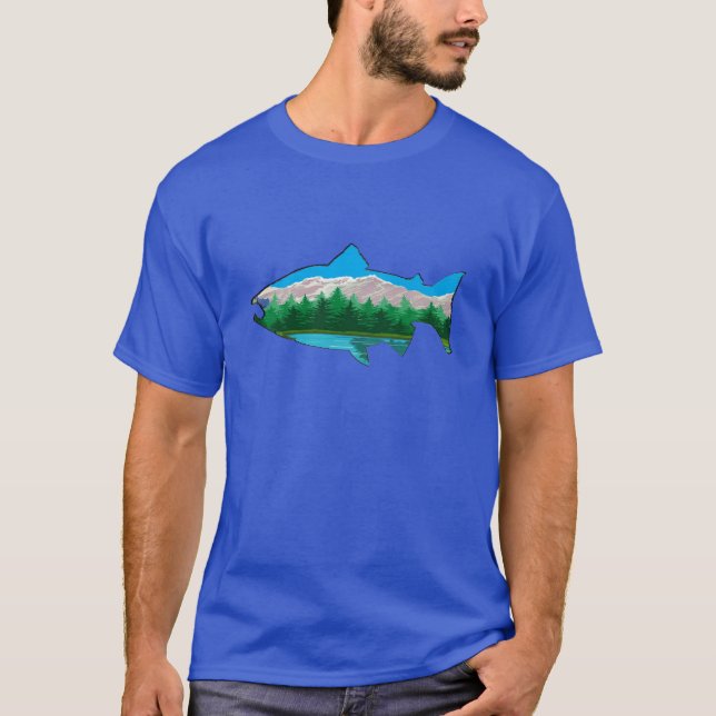 CAMISETA EL FUNCIONAMIENTO DE LOS SALMONES (Anverso)