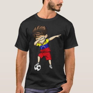 Camiseta El fútbol de Dabbing Venezuela El fútbol de Venezu