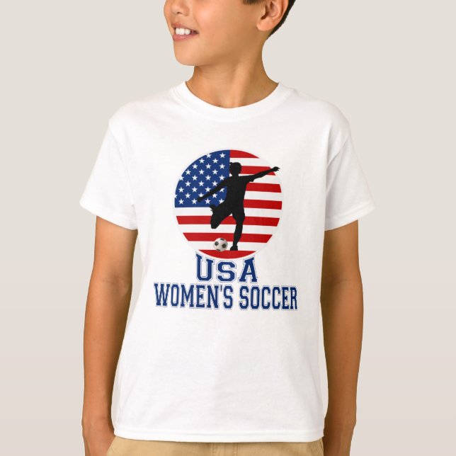 Camiseta El fútbol de las mujeres de los E.E.U.U. (Anverso)