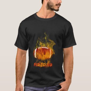 Camiseta El Fútbol En Las Llamas Incendiadas