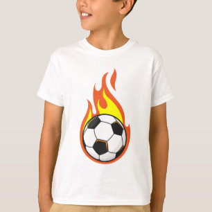 Camiseta El fútbol en llamas