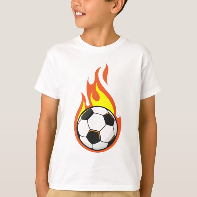 Camiseta El fútbol en llamas (Anverso)