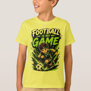Camiseta El fútbol es mi juego Diseño genial de deportes