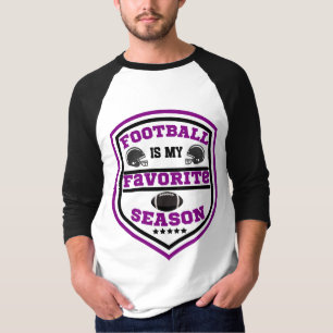Camiseta El fútbol es mi logo favorito de temporada negro m