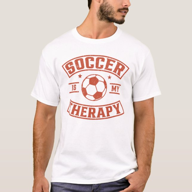 Camiseta El fútbol es mi terapia (Anverso)
