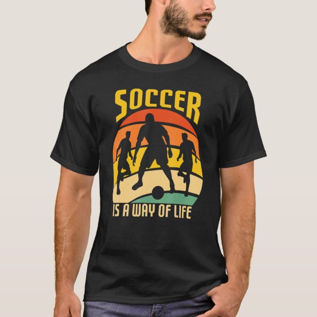 Camiseta El fútbol es una forma de vida de jugador de equip (Anverso)