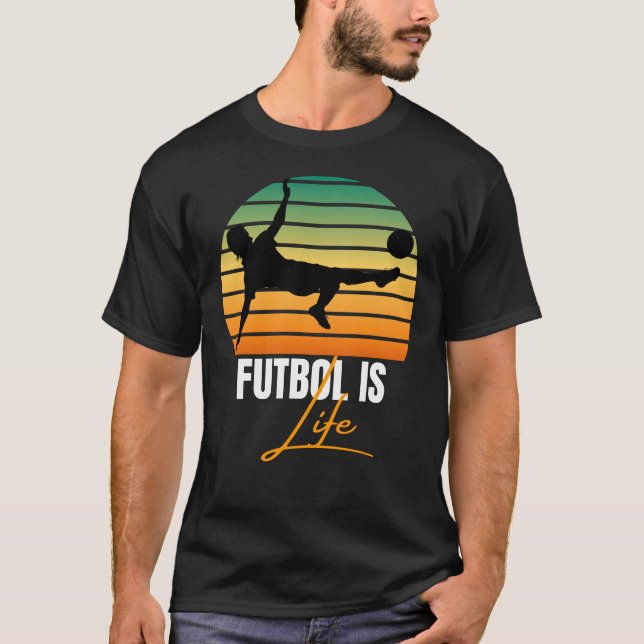 Camiseta El fútbol es vida (Anverso)