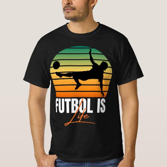 Camiseta El fútbol es vida (Anverso)