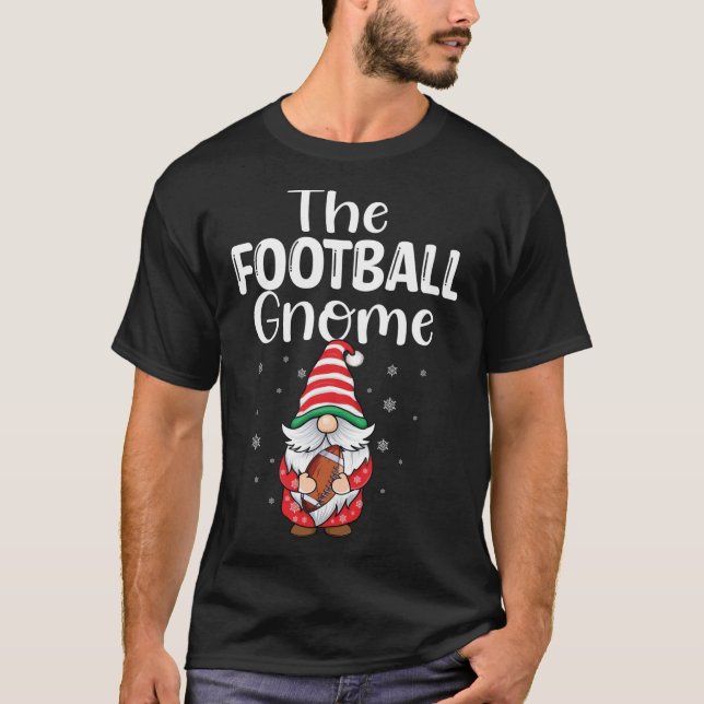 Camiseta El fútbol Gnomes cheque rojo Patrón de juego Crist (Anverso)