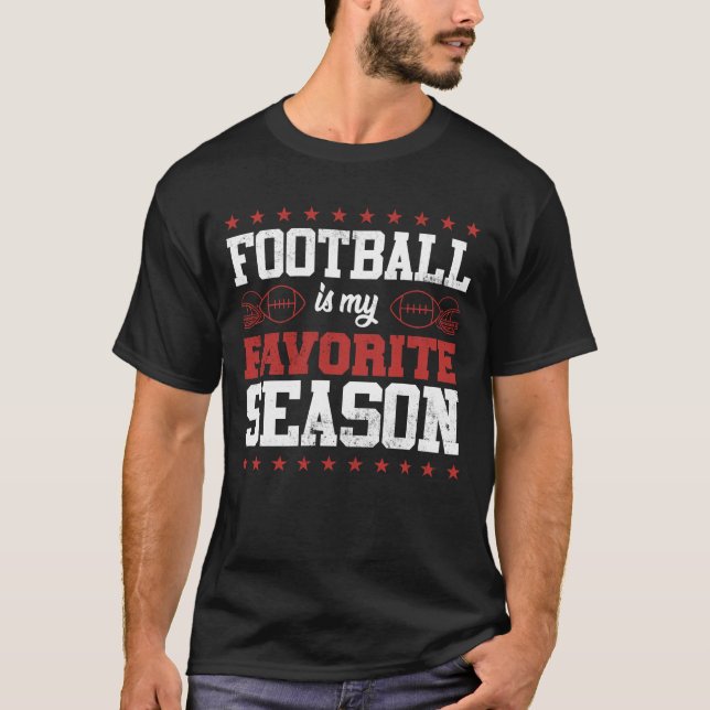 Camiseta El Fútbol Gracioso Es Mi Temporada Favorita (Anverso)