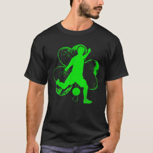 Camiseta El fútbol irlandés Shamrock Funny Irish St Patrick