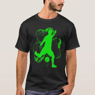 Camiseta El fútbol irlandés Shamrock Funny Irish St Patrick