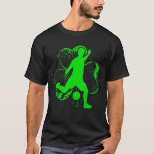 Camiseta El fútbol irlandés Shamrock Funny Irish St Patrick