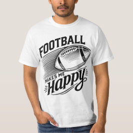 Camiseta El fútbol me hace feliz