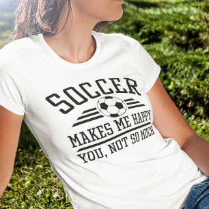 Camiseta El fútbol me hace feliz no tanto