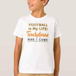 Camiseta El fútbol naranja es mi número de contacto vital